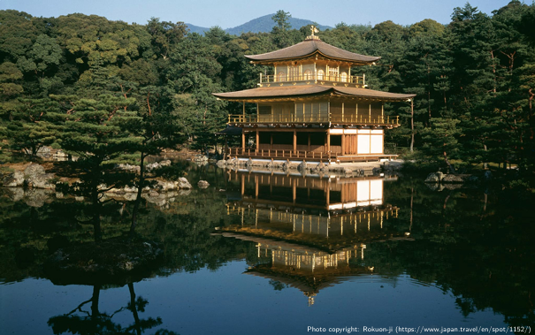 Kinkaku-ji Temple in Kyoto, Japan